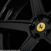 AG Luxury AGL16 gloss black matte black 3-piece forged wheel - view 2