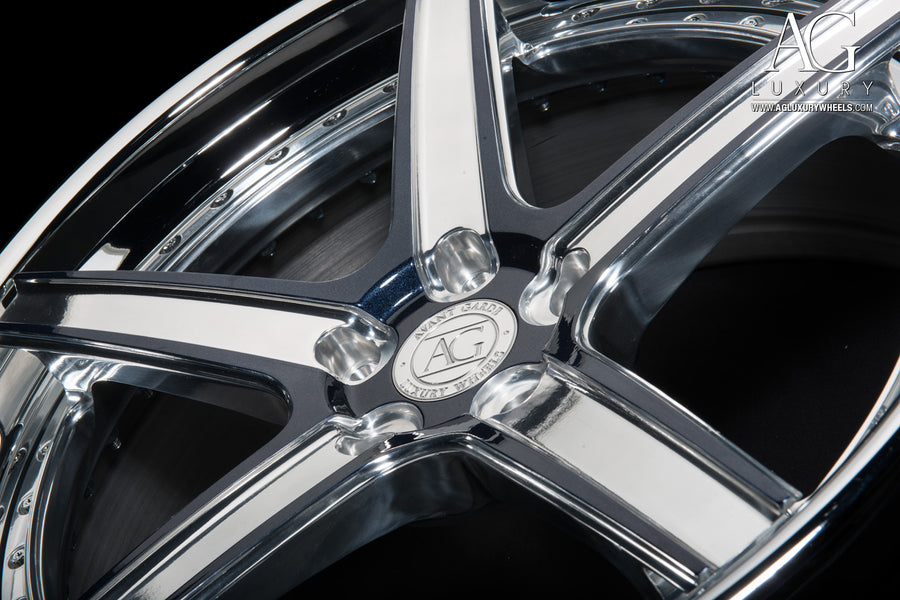 AG Luxury AGL16 chrome 3-piece forged wheel