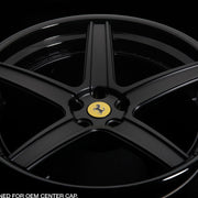 AG Luxury AGL16 gloss black matte black 3-piece forged wheel