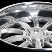 AG Luxury AGL17 brushed polished forged wheel
