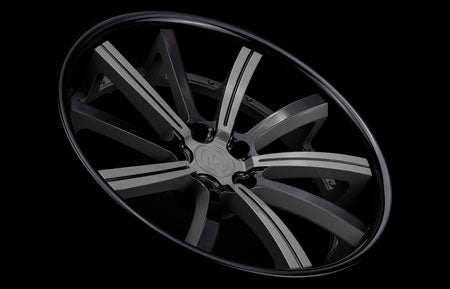 AG Luxury AGL17 gloss black duo-block forged wheel