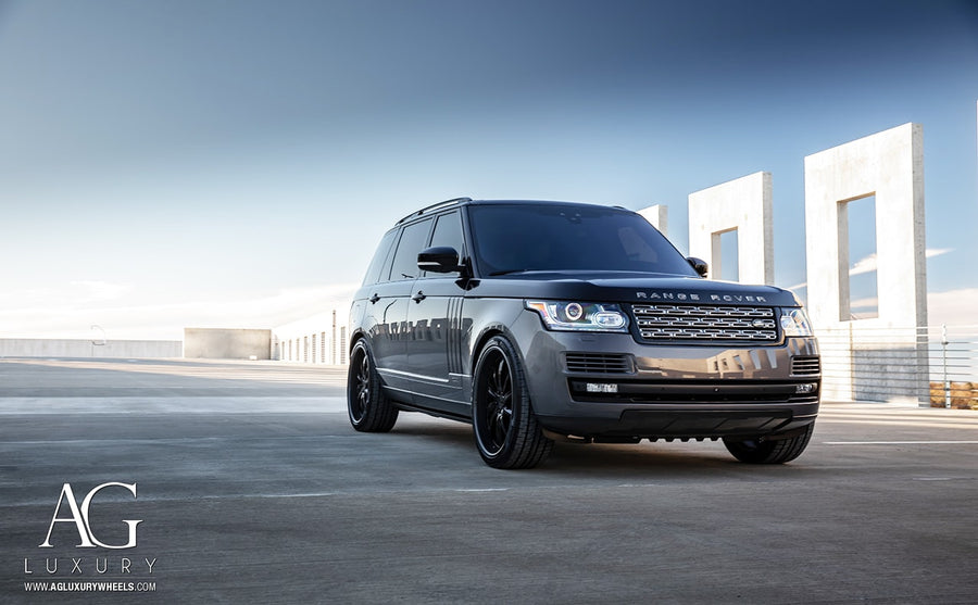 Land Rover Range Rover HSE on AG Luxury AGL17 forged wheels in gloss black finish