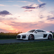 Audi R8 on AG Luxury AGL19 forged wheels in gloss black finish