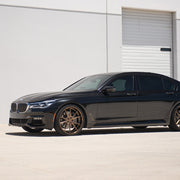 BMW 750i on AG Luxury AGL19 forged wheels in bronze finish