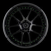 AG Luxury AGL21 gloss black 3-piece forged wheel