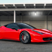 Ferrari 458 Italia on AG Luxury AGL21 forged wheels in brushed / grigio finish