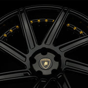 AG Luxury AGL22-8D gloss black duo-block forged wheel - view 3