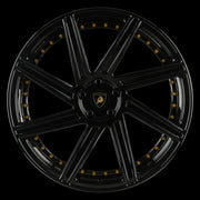 AG Luxury AGL22-8D gloss black duo-block forged wheel