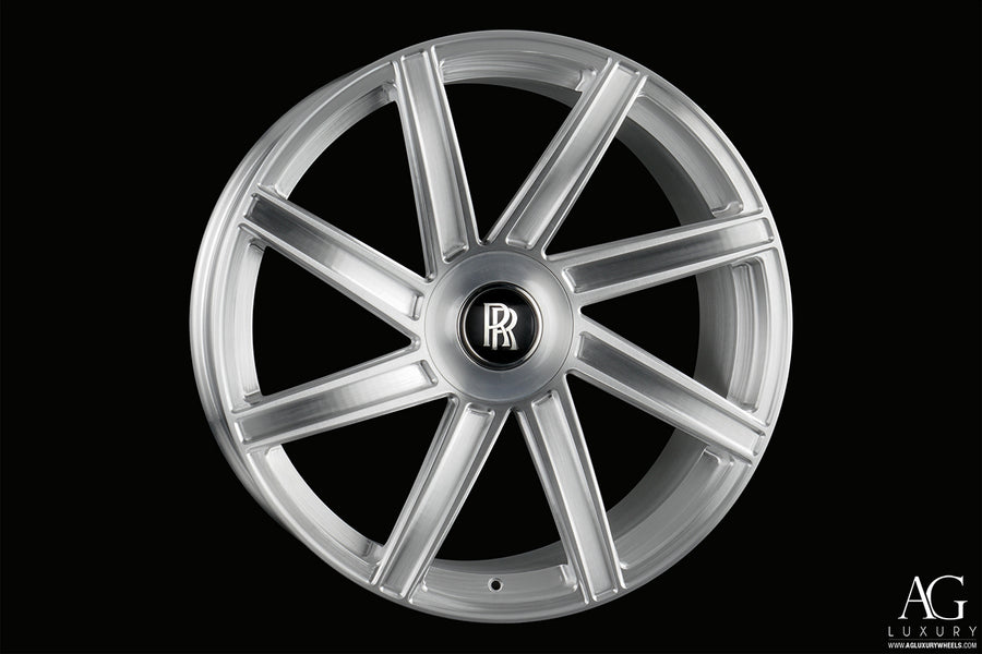 AG Luxury AGL22-8D brushed monoblock forged wheel - view 2