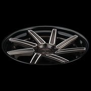 AG Luxury AGL22-8D brushed gloss black candy 3-piece forged wheel - view 3