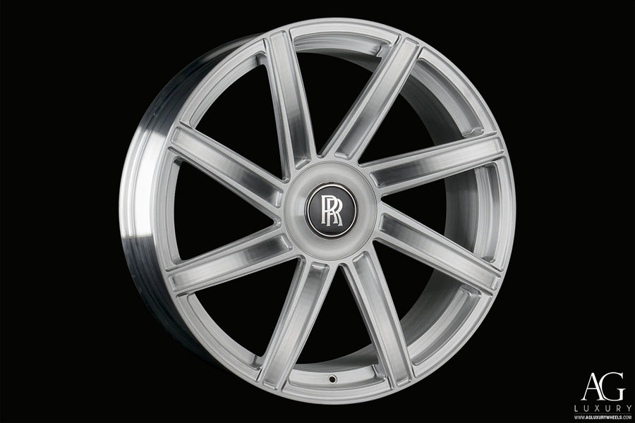 AG Luxury AGL22-8D brushed monoblock forged wheel - view 3