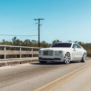 Rolls-Royce Wraith on AG Luxury AGL22-8R forged wheels in gloss white finish
