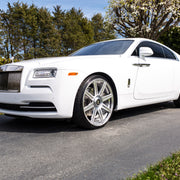 Rolls-Royce Wraith on AG Luxury AGL22-8R forged wheels in brushed / polished finish