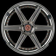 AG Luxury AGL22 polished chrome copper 3-piece forged wheel