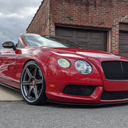 Bentley Continental GTC on AG Luxury AGL22 forged wheels in polished / grigio finish