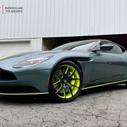 Aston Martin DB11 on AG Luxury AGL23 forged wheels in carbon fiber finish