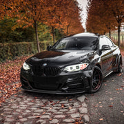 BMW M235 Wide Body on AG Luxury AGL23 forged wheels in matte black finish
