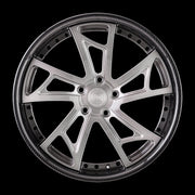 AG Luxury AGL24 brushed grigio carbon fiber 3-piece forged wheel