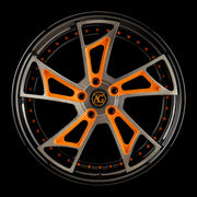 AG Luxury AGL24 brushed grigio 3-piece forged wheel