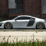 Audi R8 on AG Luxury AGL24 forged wheels in brushed / grigio finish