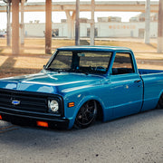 Chevrolet C10 on AG Luxury AGL24 forged wheels in matte black / carbon fiber finish