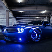 Dodge Challenger on AG Luxury AGL24 forged wheels in smoke finish