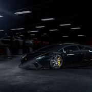 Lamborghini Huracan on AG Luxury AGL24 forged wheels in brushed / grigio finish