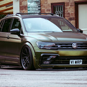 Volkswagen Tiguan on AG Luxury AGL24 forged wheels in matte black / carbon fiber finish