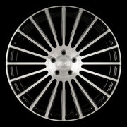 AG Luxury AGL25 brushed gloss black monoblock forged wheel