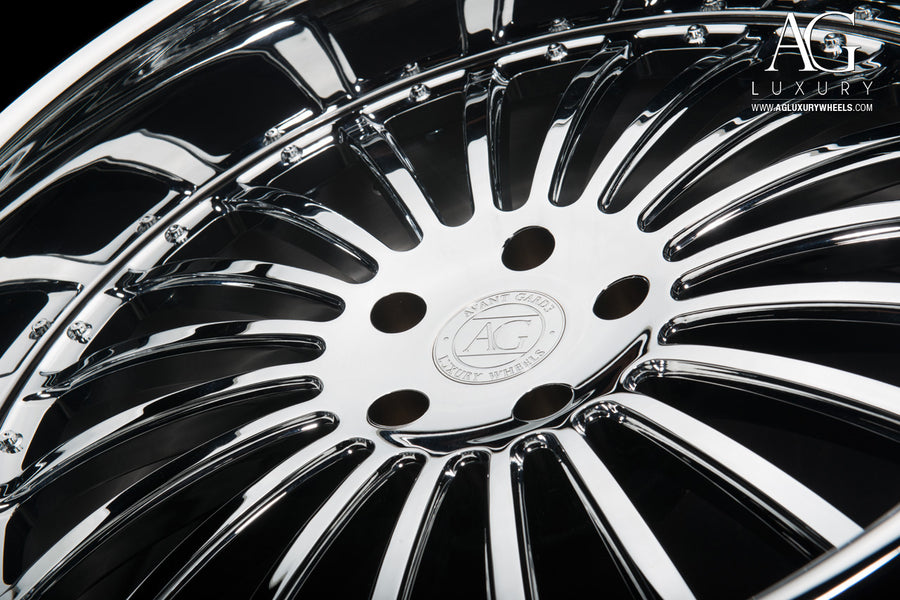 AG Luxury AGL25 chrome forged wheel