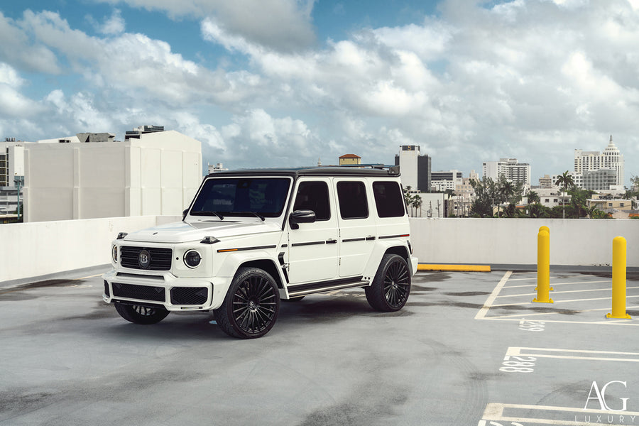 Mercedes-Benz G-Wagon on AG Luxury AGL25 forged wheels in gloss black finish