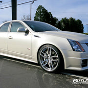 Cadillac CTS V on AG Luxury AGL26 forged wheels in brushed / polished finish