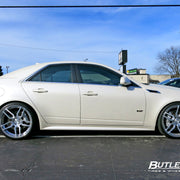 Cadillac CTS V on AG Luxury AGL26 forged wheels in brushed / polished finish - view 2