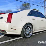 Cadillac CTS V on AG Luxury AGL26 forged wheels in brushed / polished finish - view 3