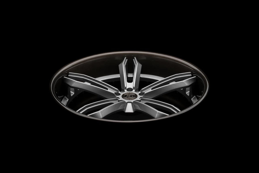 AG Luxury AGL27 brushed candy duo-block forged wheel