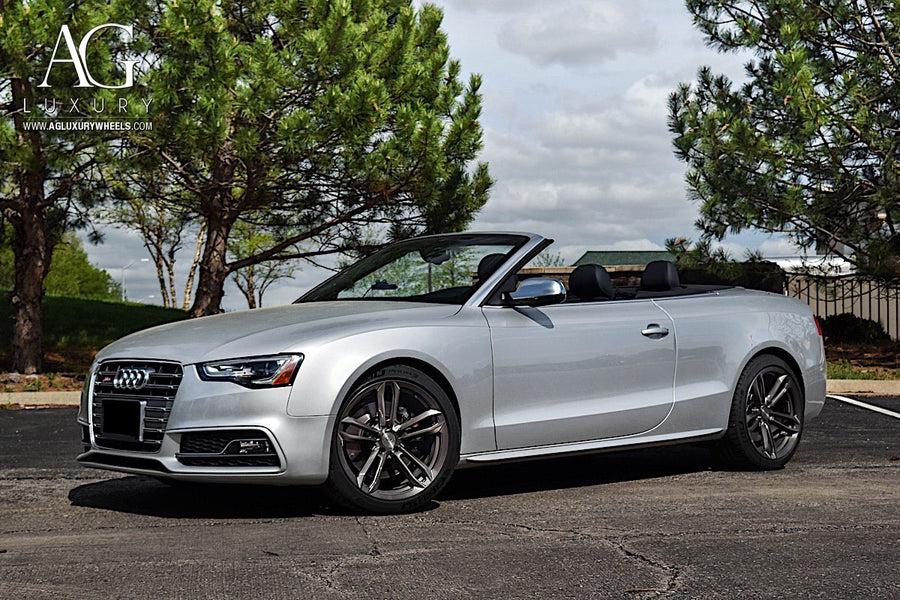 Audi S5 on AG Luxury AGL27 forged wheels in brushed / grigio finish