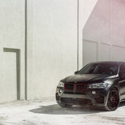 BMW X6 M on AG Luxury AGL28 forged wheels in gloss black finish