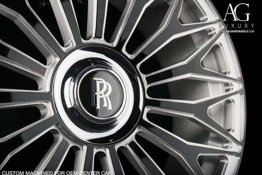 AG Luxury AGL30 gloss black monoblock forged wheel