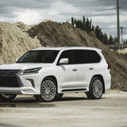 Lexus LX570 on AG Luxury AGL30 forged wheels in gloss black finish