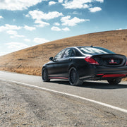 Mercedes-Benz S550 on AG Luxury AGL30 forged wheels in matte black finish