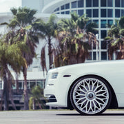 Rolls-Royce Wraith on AG Luxury AGL30 forged wheels in polished / gloss white finish