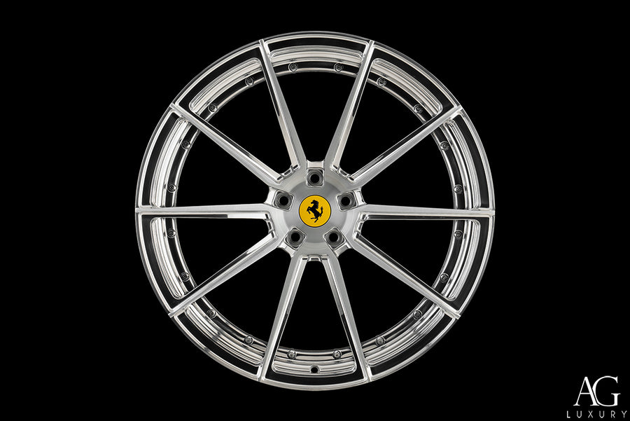 AG Luxury AGL31 brushed polished duo-block forged wheel