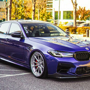 BMW M5 on AG Luxury AGL31 forged wheels in polished / chrome finish