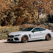 BMW M8 Competition on AG Luxury AGL31 forged wheels in brushed / bronze finish