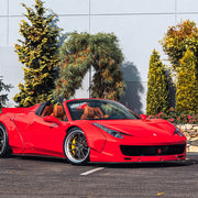 Ferrari 458 Liberty Walk on AG Luxury AGL31 forged wheels in brushed / candy finish