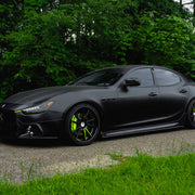 Maserati Ghibli on AG Luxury AGL31 forged wheels in matte black finish