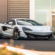 McLaren 600LT on AG Luxury AGL31 forged wheels in gloss black finish