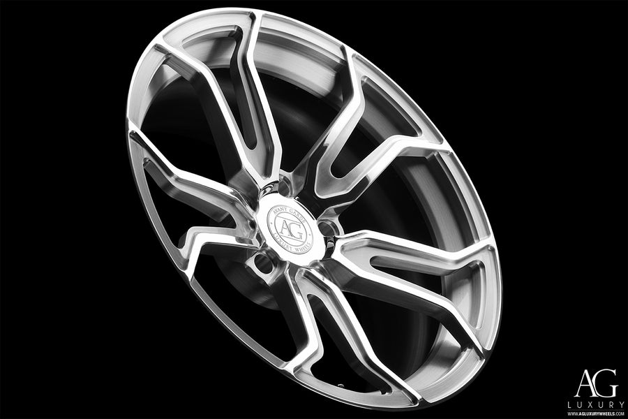 AG Luxury AGL32 brushed polished forged wheel