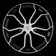 AG Luxury AGL32 gloss black gloss white forged wheel