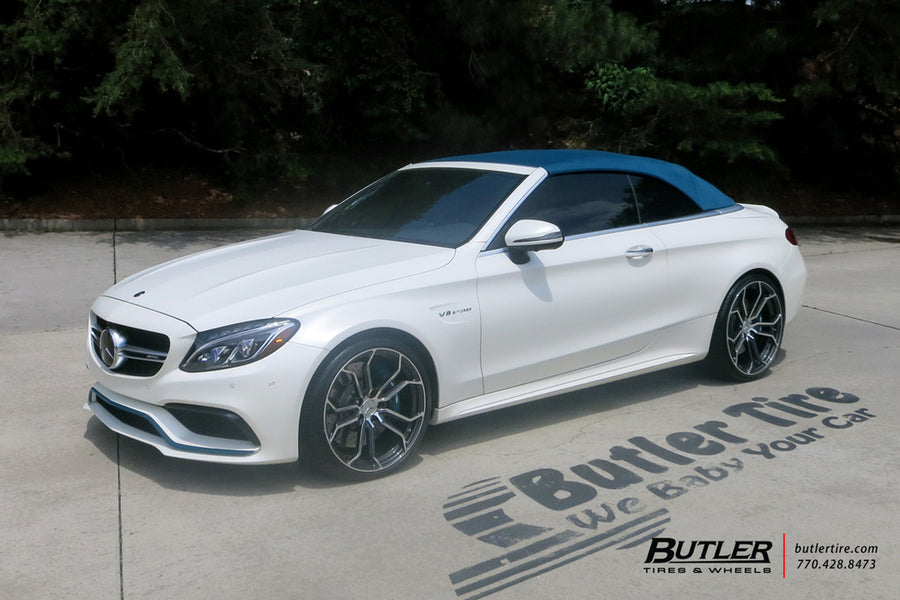 Mercedes-Benz C63S AMG Cabriolet on AG Luxury AGL32 forged wheels